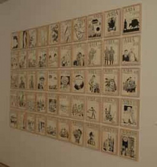 Fernando Bryce, ASIA
2006, Ink on Paper