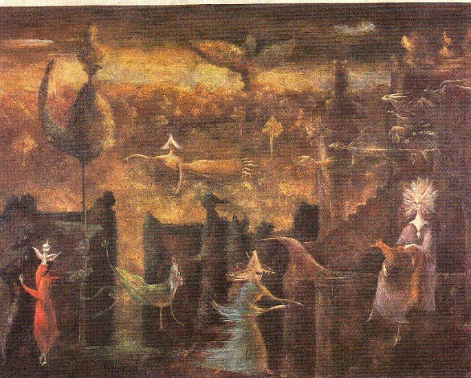 Leonora Carrington, 999
1948, Oil on canvas