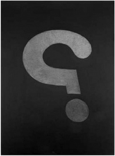 Karl Haendel, 16 th Question Mark
2007, Pencil on paper