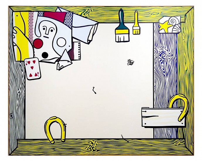 Roy Lichtenstein, Things on the Wall
1973, Oil and magna (paint) on canvas