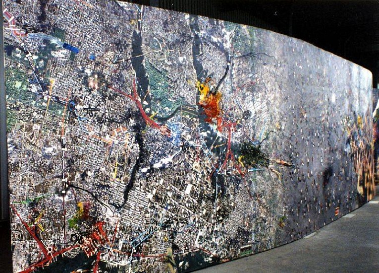 Fabian Marcaccio, Multiple site paintants
2001-2002, Mixed Media