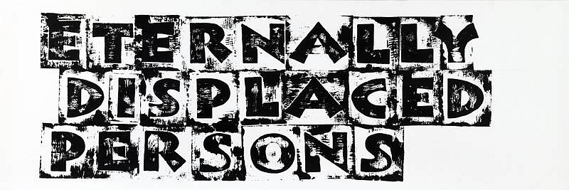 Kara Walker, Eternally Displaced Persons
2010, Unique ink transfer on paper