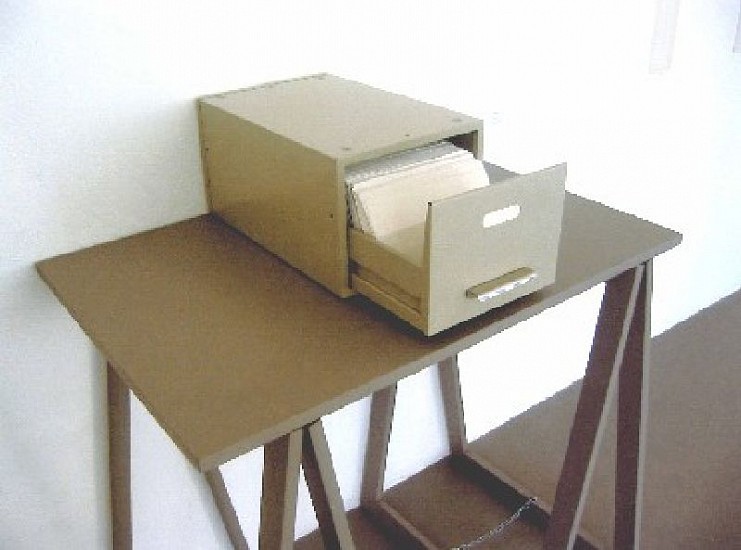 Stanley Brouwn, 1 Km
1976, Mixed Media