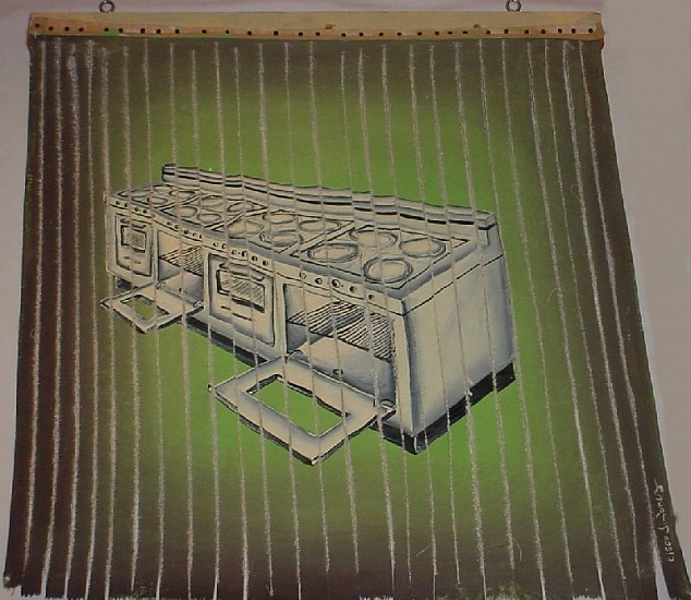 Cisco Jimenez, Devastated Stove
1999, Oil on canvas