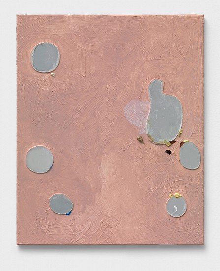 Monika Baer, palette
2013, Mirror, acrylic, oil on canvas