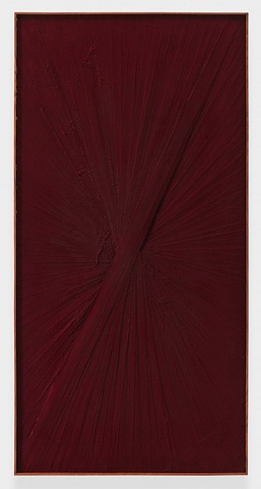 Matthew Chambers, The Challenges Of Life As An Adult
2013, Acrylic, enamel based adhesive and nylon flocking on canvas with stained walnut artist's frame