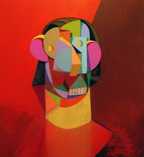 George Condo, Red Head
2012, Oil on linen