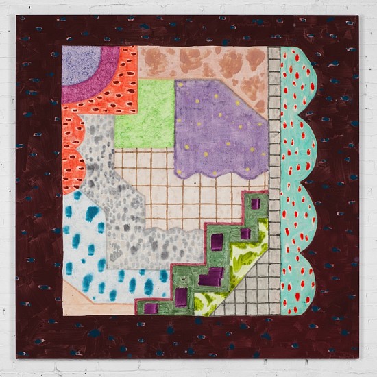 Rebecca Morris, Untitled (#03-13)
2013, Oil on canvas