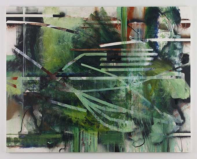 Elizabeth Neel, New Green
2013, Oil and spray paint on canvas