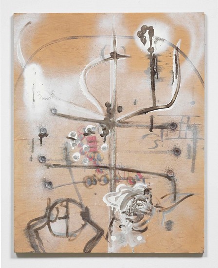 Uri Aran, Untitled
2015, Ink, acrylic, pencil and mixed media on high density overlay panel