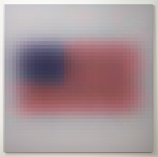 Mark Flood, Fuzzy Flag
2015, UV ink on canvas