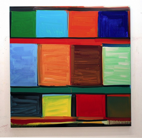 Stanley Whitney, Red Shift
2015, Oil on linen
