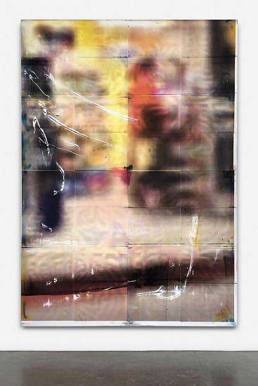 Leo Gabin, Lotto Ticket at Gas Station
2016, Lacquer and acrylic on aluminum