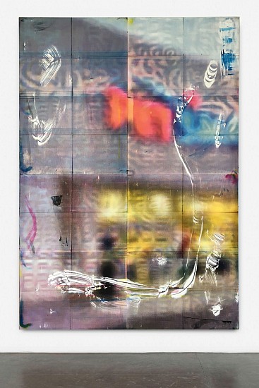 Leo Gabin, Outside PetSmart
2016, Lacquer and acrylic on aluminum