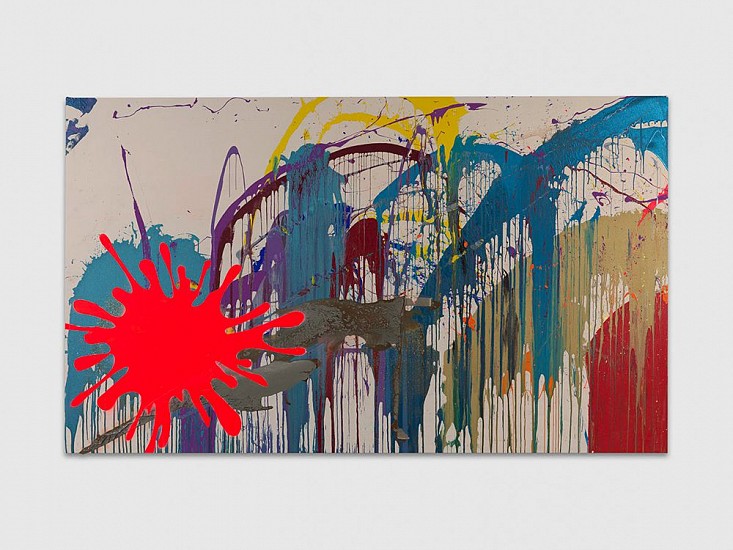 John Armleder, Passion Z
2019, Mixed media on canvas