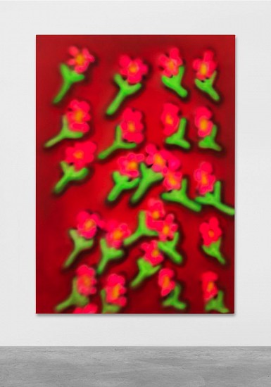 Austin Lee, Fuzzy Flowers
2018, Acrylic on canvas