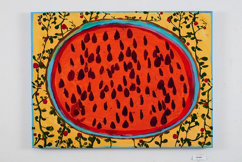 Josh Smith, Introduction
2018, Oil over acrylic and panel